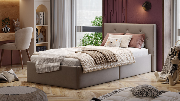 Односпальная кровать ТриЯ Тейлор Велюр Neo