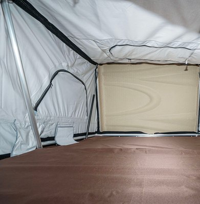 Палатка на крышу автомобиля Риф Hard RT03-165 / RIFRT031658090W (черный/серый)