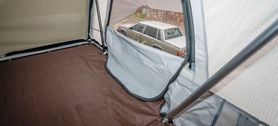 Палатка на крышу автомобиля Риф Hard RT03-165 / RIFRT031658090W (черный/серый)