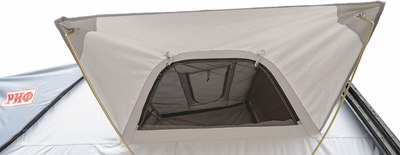 Палатка на крышу автомобиля Риф Hard RT03-165 / RIFRT031658090W (черный/серый)