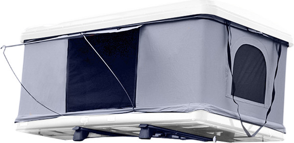 Палатка на крышу автомобиля Риф Hard RT04-125 / RIFRT041258010W (белый/серый) - фото