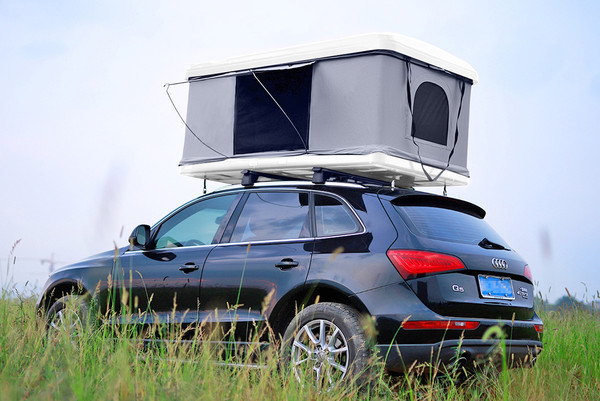 Палатка на крышу автомобиля Риф Hard RT04-125 / RIFRT041258010W (белый/серый)