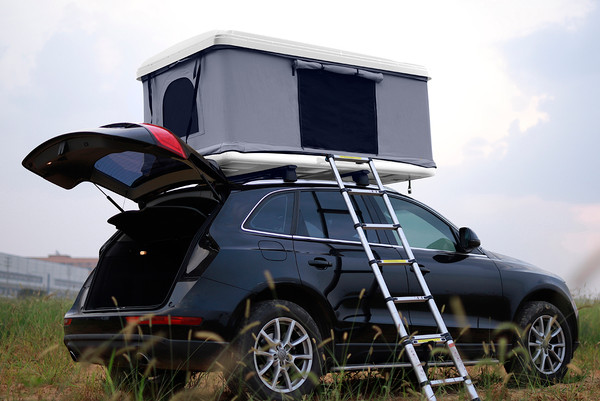 Палатка на крышу автомобиля Риф Hard RT04-125 / RIFRT041258010W (белый/серый)