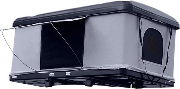 Палатка на крышу автомобиля Риф Hard RT04-125 / RIFRT041258090W (черный/серый) - фото