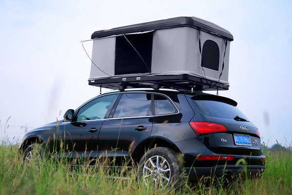 Палатка на крышу автомобиля Риф Hard RT04-125 / RIFRT041258090W (черный/серый)