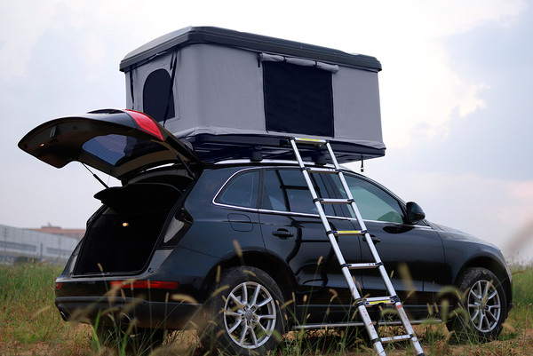 Палатка на крышу автомобиля Риф Hard RT04-125 / RIFRT041258090W (черный/серый)