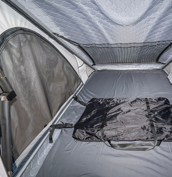 Палатка на крышу автомобиля Риф Hard RT05-125 / RIFRT051258010W (белый/светло-серый)