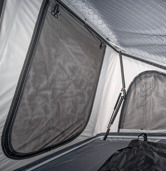 Палатка на крышу автомобиля Риф Hard RT05-125 / RIFRT051258010W (белый/светло-серый)