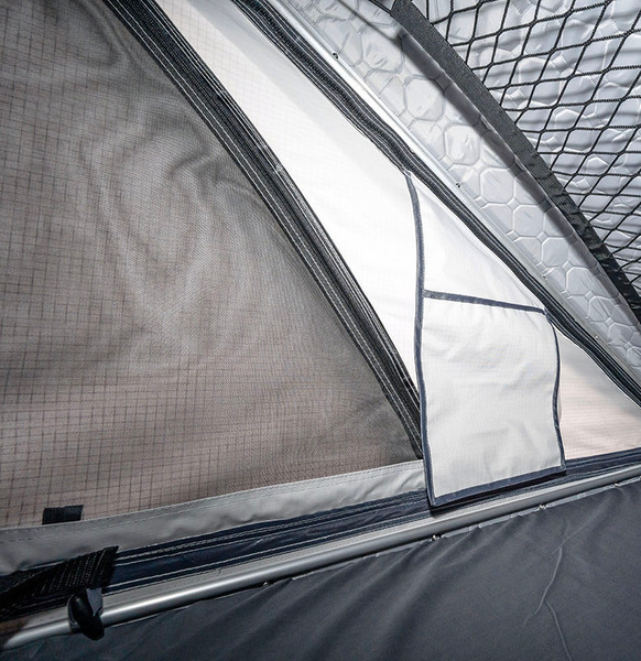 Палатка на крышу автомобиля Риф Hard RT05-125 / RIFRT051258010W (белый/светло-серый)