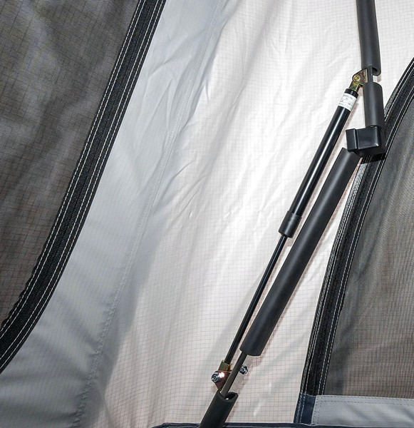 Палатка на крышу автомобиля Риф Hard RT05-125 / RIFRT051258090W (черный/светло-серый)