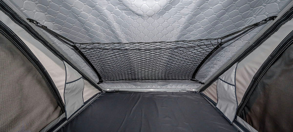 Палатка на крышу автомобиля Риф Hard RT05-125 / RIFRT051258090W (черный/светло-серый)