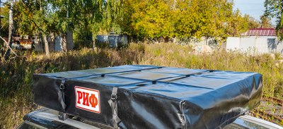 Палатка на крышу автомобиля Риф Soft RT01-140 / RIFRT011406090W (песочный/черный)