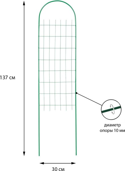 Шпалера Sima-Land Сетка узкая 2083069