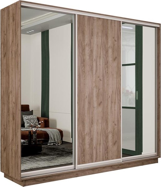 Шкаф-купе ТриЯ Румер-2 СШК 3.180.60-13.11.13 3-х дверный - фото