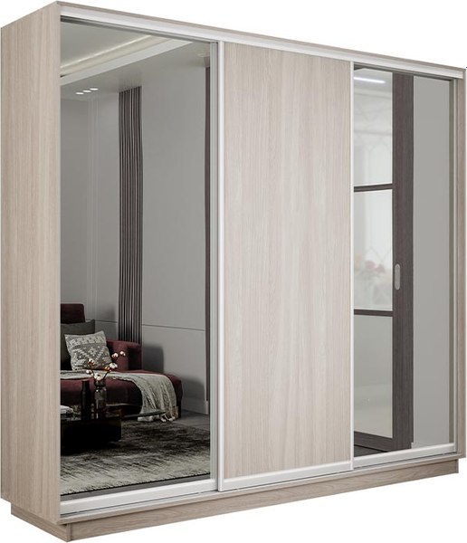 Шкаф-купе ТриЯ Румер-2 СШК 3.180.60-13.11.13 3-х дверный - фото