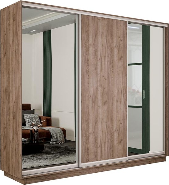 Шкаф-купе ТриЯ Румер-2 СШК 3.210.70-13.11.13 3-х дверный - фото