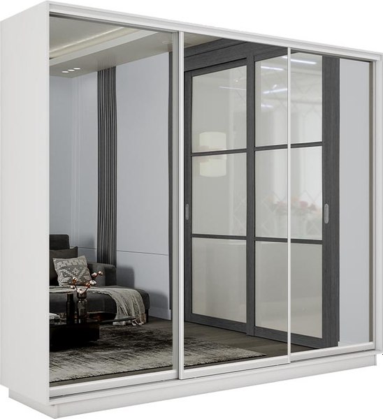 Шкаф-купе ТриЯ Румер-2 СШК 3.210.70-13.13.13 3-х дверный - фото