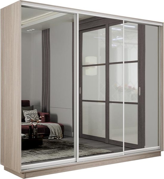 Шкаф-купе ТриЯ Румер-2 СШК 3.210.70-13.13.13 3-х дверный - фото