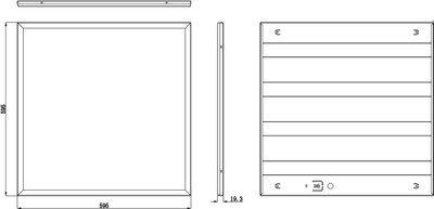 Панель светодиодная ЭРА SPO-6-36-6K-P-EM / Б0065299