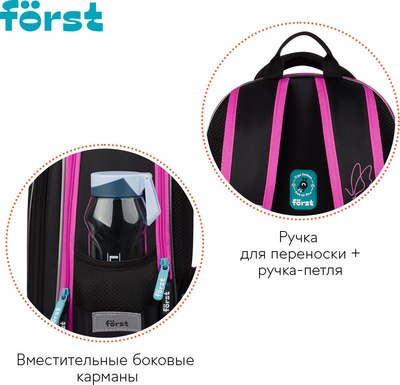 Школьный рюкзак Forst F-Cloud. Butterfly Harmony / FT-RM-152502