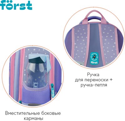 Школьный рюкзак Forst F-Cloud. Fluffy Bunny / FT-RM-152501