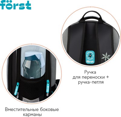 Школьный рюкзак Forst F-Cloud. Invisible Ninja / FT-RM-152508