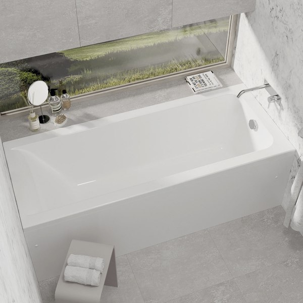 Ванна акриловая Alba Spa Merry 180x70