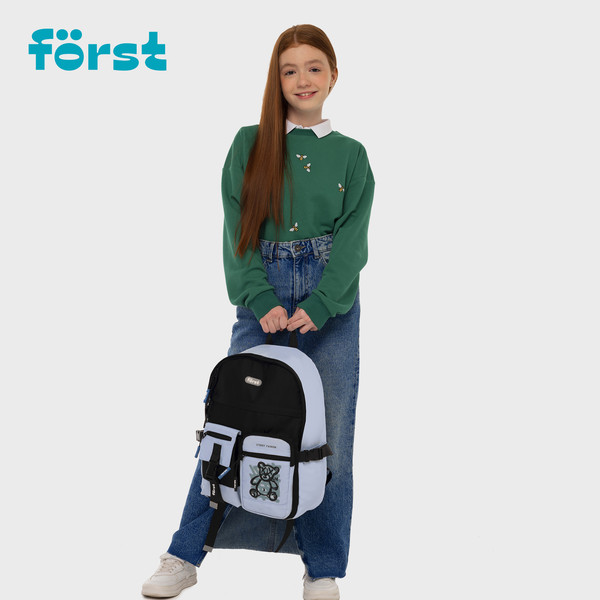 Школьный рюкзак Forst F-Teens. Crazy Emoji / FT-RM-142502