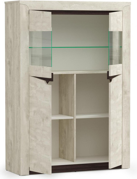 Шкаф с витриной Олмеко Лючия 33.15