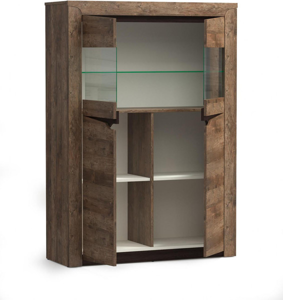 Шкаф с витриной Олмеко Лючия 33.15