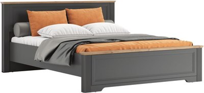 Двуспальная кровать Black Red White Jasmin LOZ160х200 М - фото