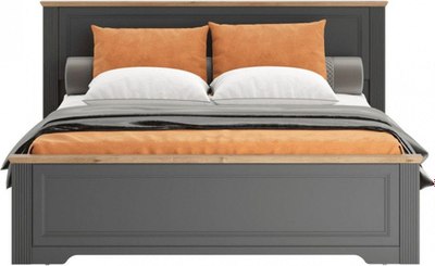 Двуспальная кровать Black Red White Jasmin LOZ160х200 М