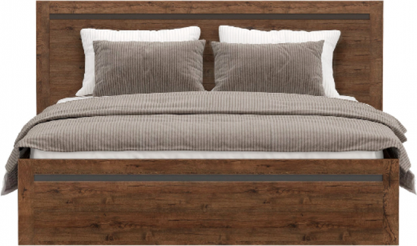 Двуспальная кровать Black Red White Kada S404-LOZ160х200 М - фото