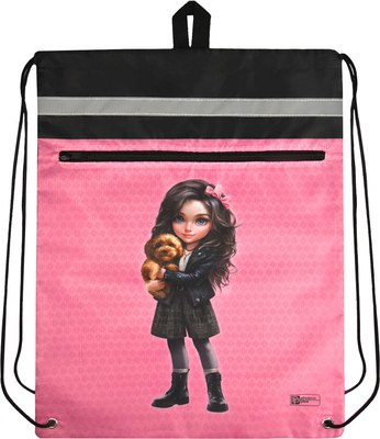 Мешок для обуви Феникс+ Брюнетка с собачкой / 69182