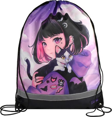 Мешок для обуви Феникс+ Брюнетка на закате / 69191 - фото