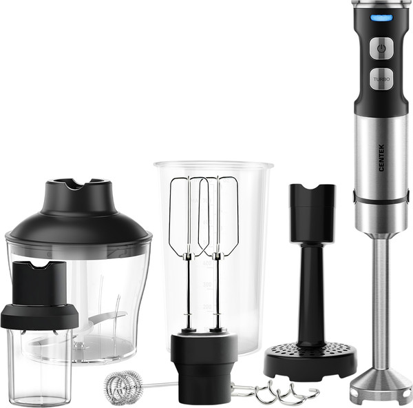 Блендер погружной Centek CT-1367 (сталь) - фото