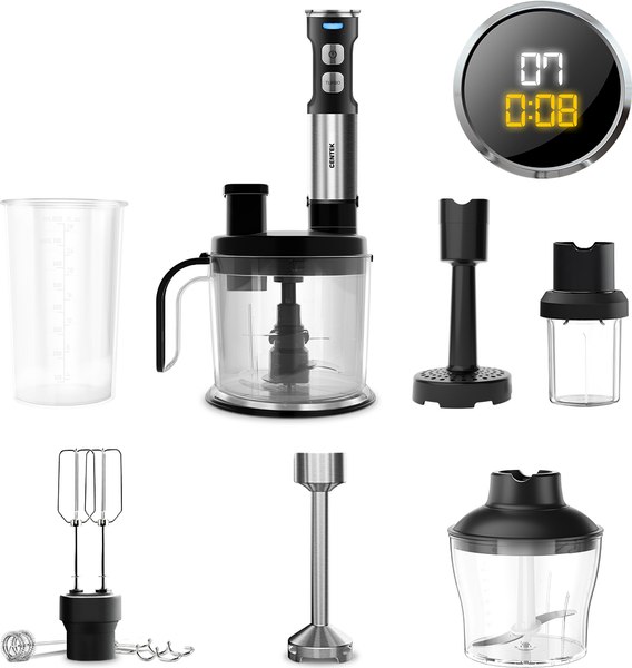 Блендер погружной Centek CT-1368 (сталь)