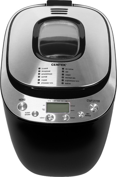 Хлебопечка Centek CT-1418 (пластик/сталь)