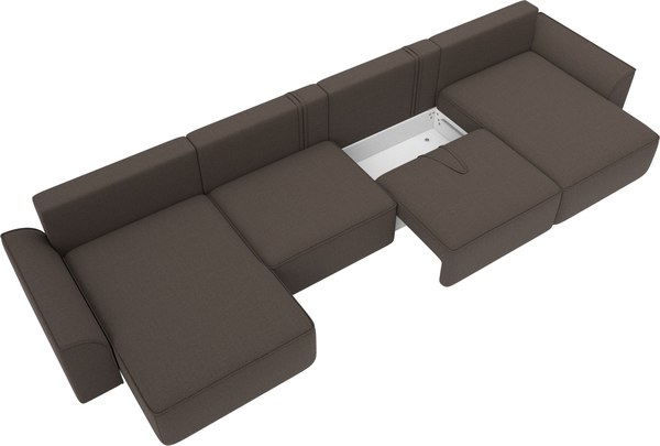 Диван П-образный Лига Диванов Лига-048 лонг / 128340