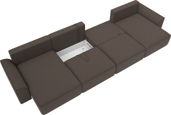 Диван П-образный Лига Диванов Лига-048 лонг / 128340