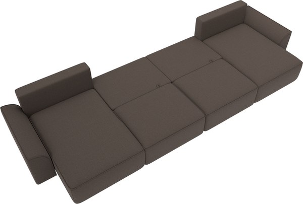 Диван П-образный Лига Диванов Лига-048 лонг / 128340