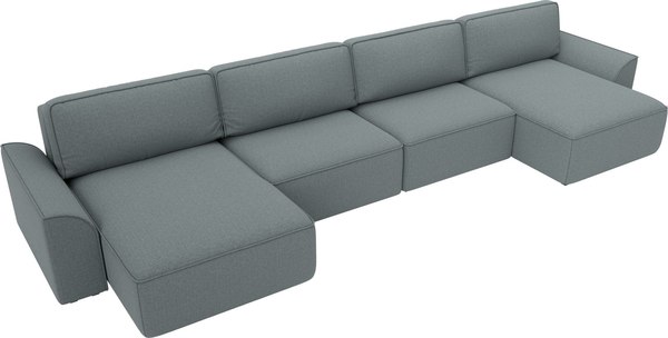 Диван П-образный Лига Диванов Лига-048 лонг / 128341