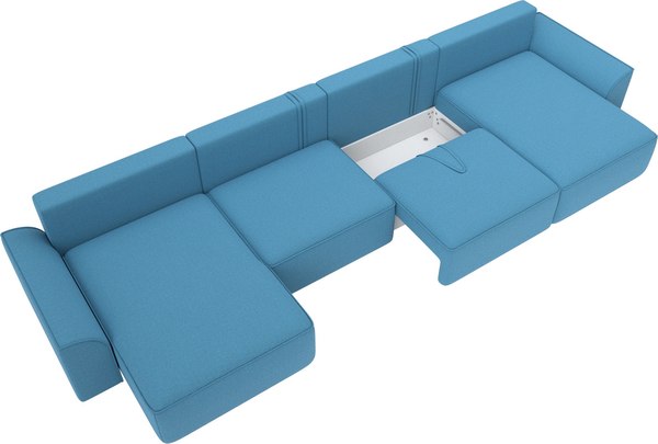 Диван П-образный Лига Диванов Лига-048 лонг / 128342