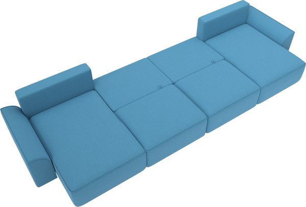 Диван П-образный Лига Диванов Лига-048 лонг / 128342