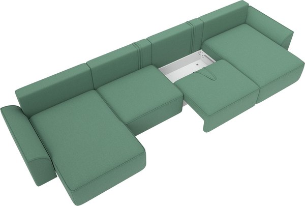 Диван П-образный Лига Диванов Лига-048 лонг / 128343