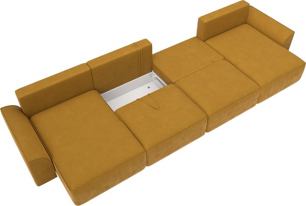 Диван П-образный Лига Диванов Лига-048 лонг / 128344