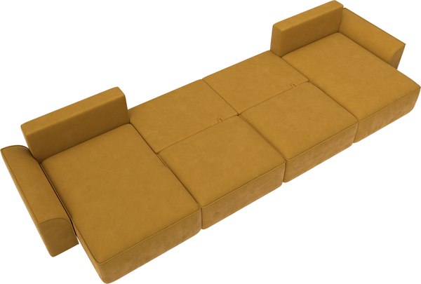 Диван П-образный Лига Диванов Лига-048 лонг / 128344