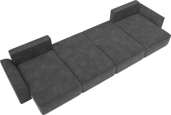 Диван П-образный Лига Диванов Лига-048 лонг / 128345