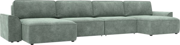 Диван П-образный Лига Диванов Лига-048 лонг / 128346 - фото