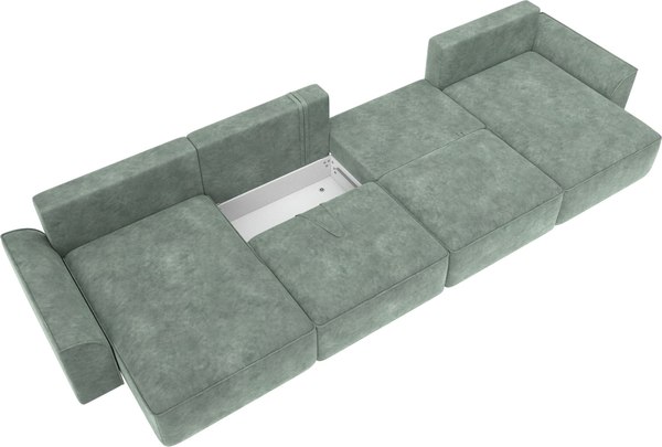 Диван П-образный Лига Диванов Лига-048 лонг / 128346